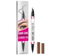 Eyebrow Pen Liquid Brow, 2-in-1 Curved Fine Tip Long Lasting Waterproof Makeup Tool, Duals-Head Precision Beauty Cosmetic, Eyebrow Marker for Women and Travel Events