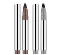 Eyebrow Pen, Multi-Fork Tip Liquid Brow Pencil, 1.25ml Smudge Proof and Long-Lasting, Precise Hairline Design, Portable Beauty Supplies for Women, Girls, Travel, Home Use