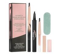 Eyebrow Pencil, Liquid Pen, 4 Prong Fork Tip, Smudge Proof Formula, Brow Pen for Thin Sparse Brows Sweatproof Resistant, 0,6 ml