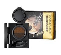 Eyebrow Pomade, Two Color Brow Mascara, Waterproof Brow Eye Liner Cream, Includes Stamp and Double Ended Brush for Shaping and Defining Brows, Everyday Makeup for Women, Grigio Brown