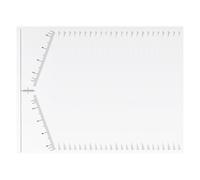 Eyebrow Shaper Stencil - Brow Stencil | 25 X White Eyebrow | Eyebrow Stencils Brow Stencils | Women Eye Shaper, Brow Styling Set, Brow Buddy Tool, Mapping Kit for Women, Men