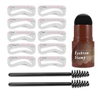 Eyebrow Stencil Kit - Waterproof Brow Shaping Set, 10-Piece Reusable Templates | Quick-Apply, Smudge-Proof Makeup Tool, Ideal for Women and Girls, Home and Travel Use