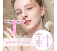 Eyebrow Stencils - 8 Styles Eye Brow Shaper Set, Washable Portable Eyebrow Shaping Stencils | for Women Travel Daily Makeup Party Date Night Salon Home Beauty Grooming Tool Kit