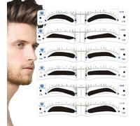 Eyebrow Stencils - Reusable Shaping Templates, Fashionable Brow Guide With
