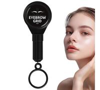Eyebrow Tattoo Mapping Tool, Brow Positioning Marker, Precision String, Ink Guide, Lightweight, Easy to Use, Professional Makeup and Beauty Artists, 8 x 4 x 2 cm, 19 g, Black White