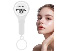 Eyebrow Tattoo Mapping Tool, Brow Positioning Marker, Precision String, Ink Guide, Lightweight, Easy to Use, Professional Makeup and Beauty Artists, 8 x 4 x 2 cm, 19 g, Black White