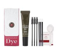 Eyebrow Tint Kit, Long Lasting Dye, Smudge-Proof Formula, 2-in-1 Eyebrow & Eyelash, Natural-Looking Finish, Ideale per la casa, Incontri, Traveling, and Hotel