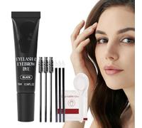 Eyebrow Tint Kit, Long Lasting Dye, Smudge-Proof Formula, 2-in-1 Eyebrow & Eyelash, Natural-Looking Finish, Ideale per la casa, Incontri, Traveling, and Hotel