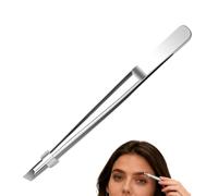 Eyebrow Tweezers, Stainless Steel Remover, Precision Feature with Compact Design, Professional Grooming Accessory for Apartment Travel, Modern Gear Style, Hair Removal Tool for College Barbershop