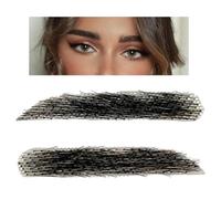 Eyebrows artificiali - 1 paio di extension per capelli, capelli veri e propri, reusable real brows, Breathable Handmade Hair Brows For Costume Cosplay