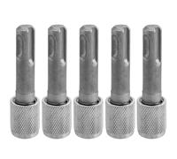 Eyech 5 adattatori SDS-Plus per mandrino per trapano, 6,35 mm, esagonali, per cacciavite, trapano, per trapani elettrici