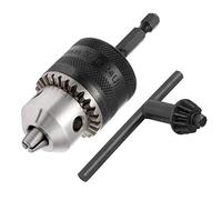 Eyech Adattatore mandrino per trapano da 0,6-6,5 mm, codolo esagonale da 1/4" per mandrino di conversione a percussione mandrino elettrico punte da trapano