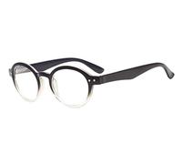 Eyekepper Cerniera a Molla Rotonda Retro Lettori Two Tone Occhiali da Lettura +2.50