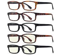 Eyekepper Lettori 5-Pack Classic Rettangolari Primavera-cerniere Occhiali da Lettura includere 2pcs Computer Occhiali +1.00