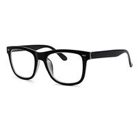 Eyekepper Occhiali da Lettura per Uomo e Donna con Cerniere a Molla Lenti Trasparenti Resistente Nero 1.50