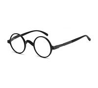 Eyekepper Rotonde Occhiali da Lettura un po ' Grandi Professor Vintage Oval Lettori (Nero,+1.75)