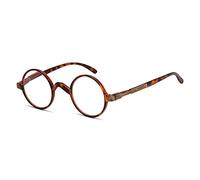 Eyekepper Rotonde Occhiali da Lettura un po ' Grandi Professor Vintage Oval Lettori (Tartaruga Marrone,+0.75)