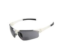 Eyekepper TR90 Sport infrangibile mezza-montatura occhiali da sole bifocale Baseball in esecuzione Guida Golf Softball escursioni di pesca chiara cornice lente grigio +2.0