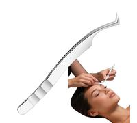 Eyelash Aids - Stainless Steel Curved High, Tweezers Precision Makeup Tool | Lash Extension Grafting Accessory, Women Salon Grooming Aid, Facial Routine Morning Travel Cosmetic Helper For Girls Beauty