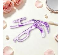 Eyelash Curler - Silicone Pad Lash Curler With Comb Tweezers