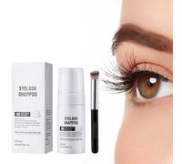 Eyelash Extensions Cleanser 60ml + Brush,Foaming Mascara Cleanser,Eyelash Cleaner,Eyelash Wash And Eyelash Bath For Extensions,Extensions Detergent. Makeup Remover