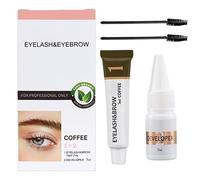 Eyelash Tint Kit, Semi-Permanent Eyebrow Coloring Kit, Long-Lasting Professional Waterproof Quick Drying Eyelash Dye Cream, Makeup Kit For Natural Eyelash, Complete Beginner Brow Kit