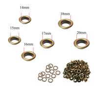 Eyelet Con Rondella Per Pelle Artigianato Grommet 14Mm 15Mm 16Mm 17Mm 18Mm 20Mm