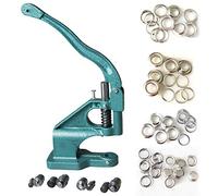 Eyelet Punch macchina W 4 Die 6 10 12 14MM pressa foro attrezzo Kit Grommet