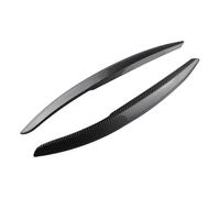 Eyelids Frame 2 Pezzi/Set Copri-Palpebra per fari Auto, Adatto per Volkswagen VW Polo Mk5 6R 6C 2011-2015 Acc.(Carbon Fiber Black)