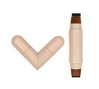 Eyeliner a Doppia Testa con Timbro Rotante - Impermeabile, ad Asciugatura Rapida e a Lunga Durata. (Marrone)