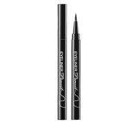 Eyeliner blu liquido impermeabile sottile e persistente eyeliner liquido: segreto per un trucco perfetto, set di pennelli da 2 ml grande (A, taglia unica)