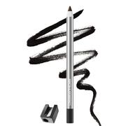Eyeliner con temperino, texture cremosa per tratti definiti o smokey eyes sfumati | punta fine per la linea d'acqua interna | impermeabile, resistente alle sbavature e di lunga durata (nero)
