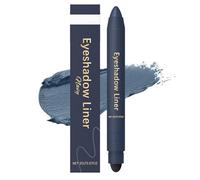 Eyeliner impermeabile 2025, opaco ad asciugatura rapida, penna Kajal, colore nero, con spugna Shadow Liner 2 in 1, eyeshadow resistente alle sbavature, colore nero (6 pezzi)