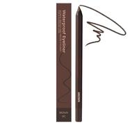 Eyeliner impermeabile, cosmetico a lunga durata 24 ore, trucco resistente alla luce con finitura liscia, piattaforma di bellezza compatta con design elegante, per la definizione delle