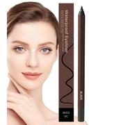 Eyeliner impermeabile, cosmetico a lunga durata 24 ore, trucco resistente alla luce con finitura liscia, piattaforma di bellezza compatta con design elegante, per la definizione delle