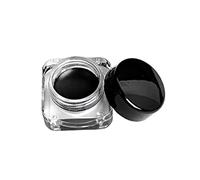 Eyeliner in gel nero, gel eyeliner di crema impermeabile, trucco per rivestimenti per occhio di pigmento ad alta intensità, cosmetico di bellezza per tutto il giorno (nero, 0,18 once./5G)