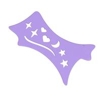 Eyeliner in silicone con punta alata, strumento flessibile e morbido, eyeliner con design smussato di precisione, panni riutilizzabili per la pulizia da donna