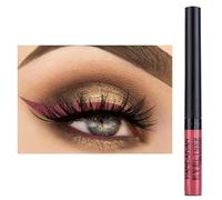 Eyeliner liquido opaco, matita eyeliner colorata al neon, impermeabile, a lunga durata, a prova di sbavature, regalo per donne, marrone-1