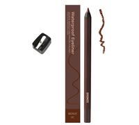 Eyeliner Pencil - 24 Hr Waterproof Eyeliner Duo Sharpenable Eye Pencil, 2 in 1 Eye Liner and Eyebrow Pencils Waterproof Eyeliners, No Smudging, Fading, Smooth & Easy to Color (Bronze)