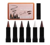 Eyeliner per donne mature - Penna eyeliner 6 colori | Balsamo per ombretti impermeabile a lunga durata per trucco naturale, Halloween, scena, appuntamenti, vacanze | Donne giovani signore