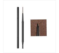 Eyeliner Waterproof 1 pz 2in1 Doppia matita for sopracciglia a doppia testata impermeabile Lungo 1,5mm Brow Natural No Trucco Eye Durating Black Pen Tint Pen Eyeliner(C)