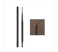 Eyeliner Waterproof 1 pz 2in1 Doppia matita for sopracciglia a doppia testata impermeabile Lungo 1,5mm Brow Natural No Trucco Eye Durating Black Pen Tint Pen Eyeliner(B)