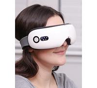 Eyeology Maschera intelligente per occhi con calore, per alleviare l'affaticamento degli occhi, colore bianco