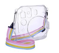 Eyeon Borsa Custodia Protettiva in Pelle Soft PU con cinturino a spalla e tasca per Instax Mini 9 / Mini 8 Mini 8+ Fotocamera Istantanea