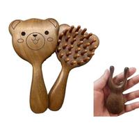 Eyepkildly Gua Sha - Pettine in legno di sandalo, massaggiatore manuale per il cuoio capelluto, per mal di testa, per mal di testa, mal di testa, regalo rilassante per donne/mamma/sorelle (tipo B)