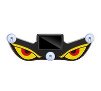 Eyes for Car Windshield - Solar Powered Universal Waterproof Sign for Decor | LED incandescente pupille con sensore automatico crepuscolo e supporto a ventosa, pannello animato, luce finestra per