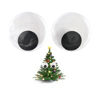 Eyes giganti esorbiti, 1 paio di occhi autoadesivi per hobby creativi, accessorio per celebrazione di Halloween, forniture per le vacanze di Halloween Decorazione natalizia Home Porte Party Office