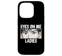 Eyes On Me Ladies Anime Style Confident Cool Guy Custodia per iPhone 14 Pro