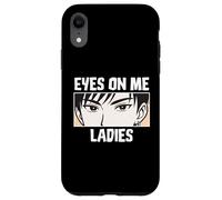 Eyes On Me Ladies Anime Style Confident Cool Guy Custodia per iPhone XR