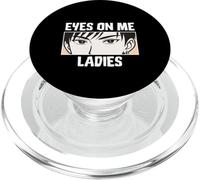 Eyes On Me Ladies Anime Style Confident Cool Guy PopSockets PopGrip per MagSafe